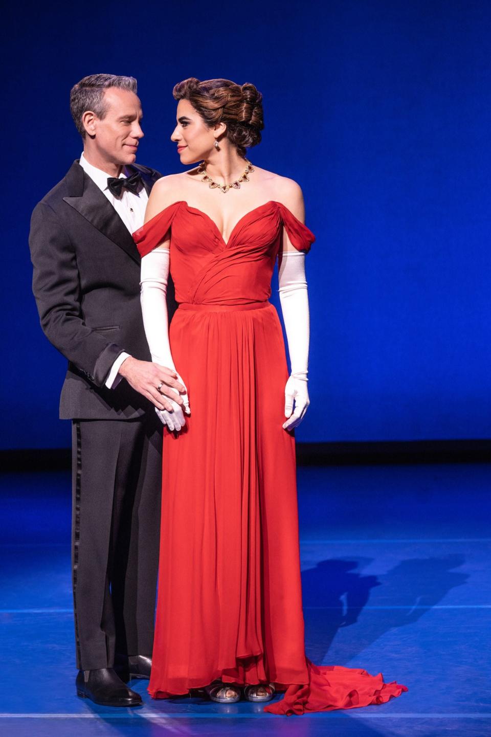 Adam Pascal and Jessie Davidson in a scene from "Pretty Woman: The Musical."