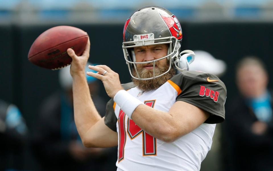 Ryan Fitzpatrick enjoyed a rollercoaster season with the Buccaneers - FR25171 AP