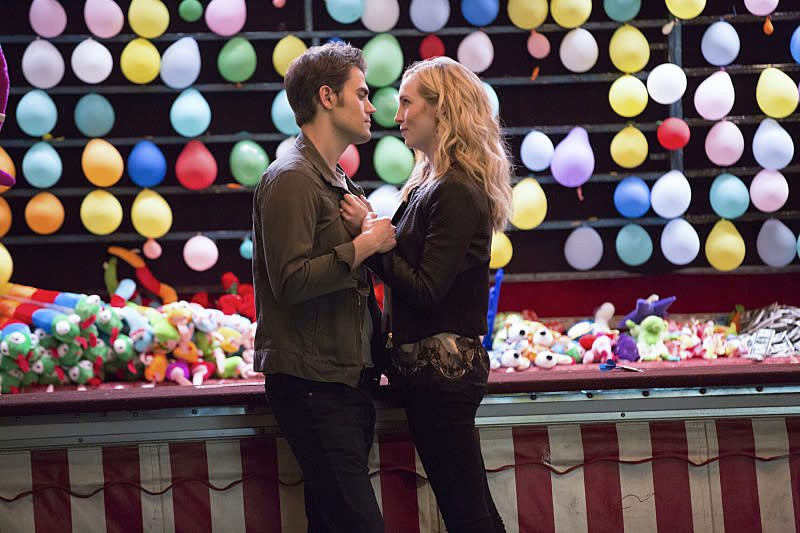 Stefan & Caroline Kiss On 'The Vampire Diaries,' So Where Does