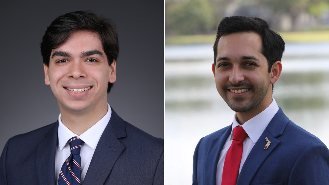 Gabriel Gonzalez (left) is running against Juan Carlos Porras in the race for Florida House District 119