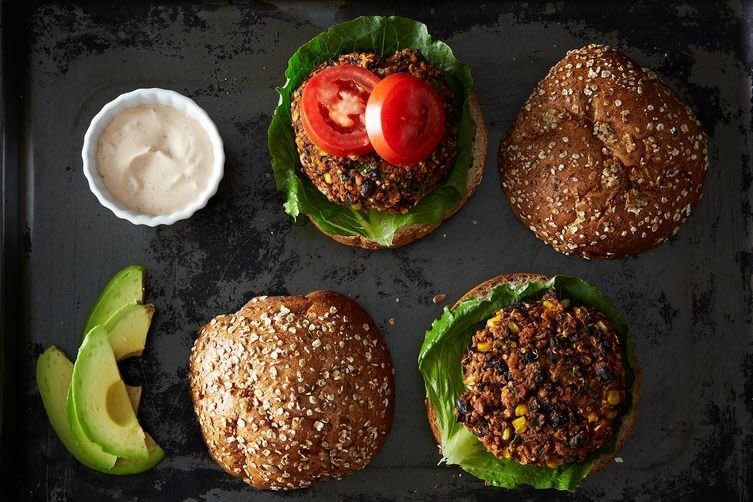 <strong>Get the <a href="http://food52.com/recipes/19635-black-bean-and-quinoa-veggie-burgers" target="_blank">Black Bean and Quinoa Veggie Burgers recipe</a> from Sonali aka the Foodie Physician via Food52</strong>