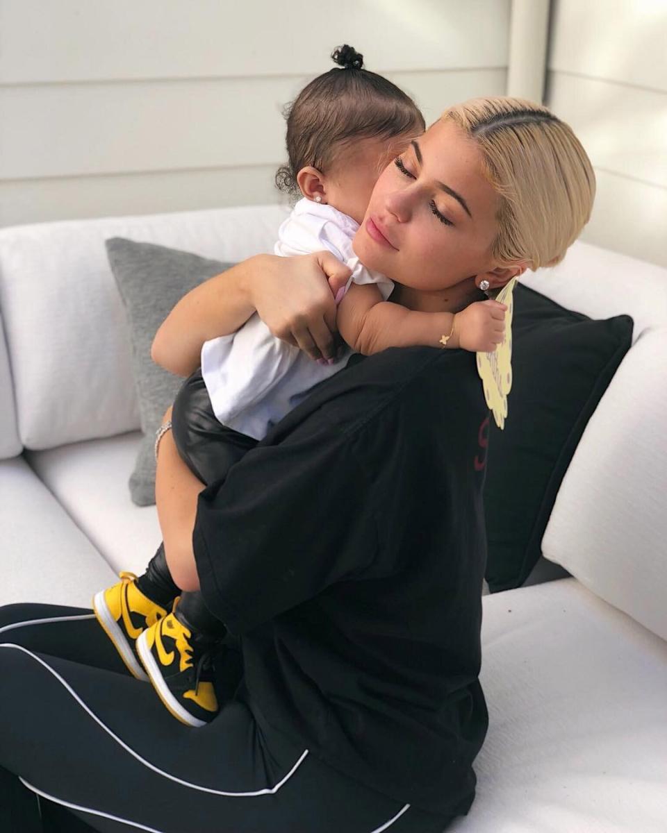 Stormi is so cute and cuddly, she loves to snuggle up with her mom. 