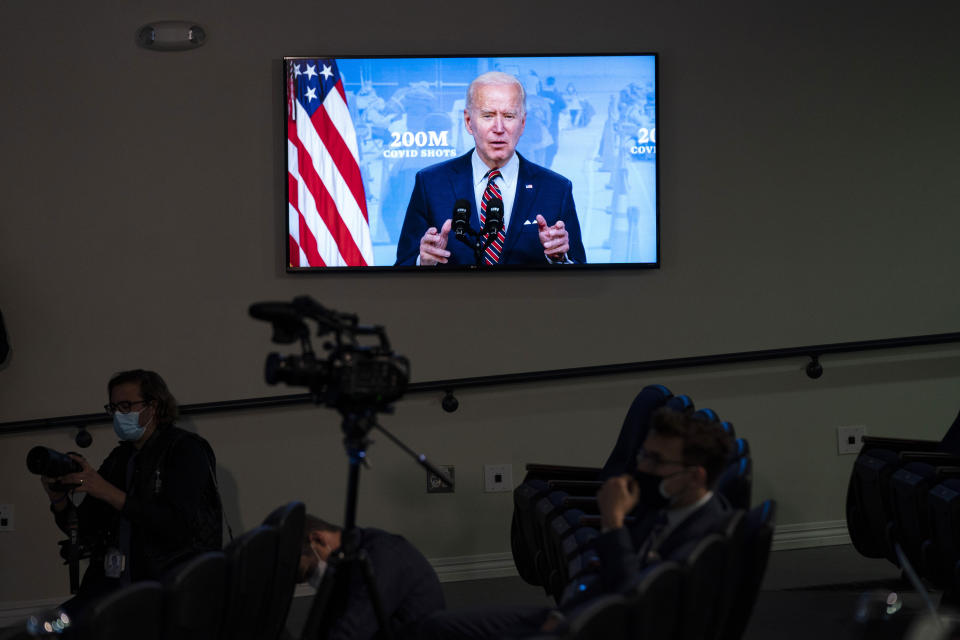 President Joe Biden speaks about COVID-19 vaccinations at the White House, Wednesday, April 21, 2021, in Washington. Even before the coronavirus surfaced, training guides by the Centers for Disease Control and Prevention noted the difficulty of communicating in a public health crisis, when fear and uncertainty are running high. Yet how leaders communicate can be key to winning public cooperation. Or undermining it. (AP Photo/Evan Vucci)