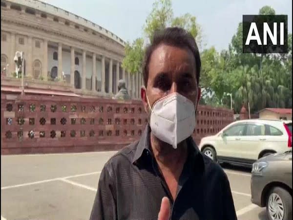 Congress MP Shaktisinh Gohil speaking to ANI on Monday.