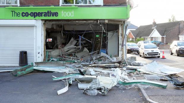 The Argus: The Co-op in Bosham that was also ram raided 