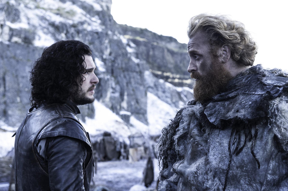 Jon and Tormund plan their buddy cop reboot. (Photo: HBO)