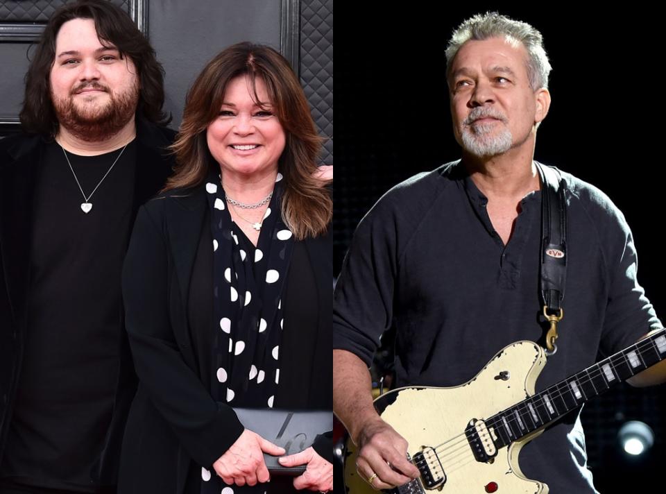 Wolfgang Van Halen, Valerie Bertinelli, Eddie Van Halen