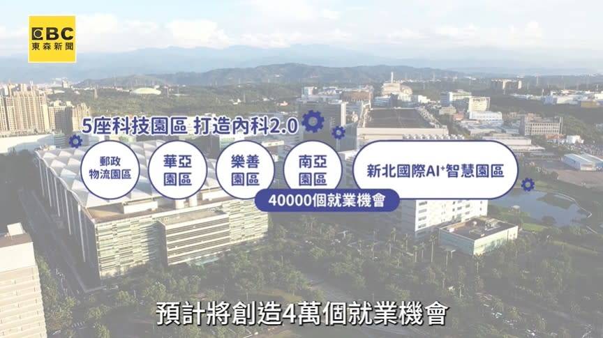 捷運A7站鄰近5座科技園區，預計年產值超過9000億。(圖/東森新聞)