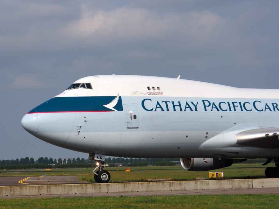 香港國泰航空公司(Cathay Pacific) (pixabay圖庫)