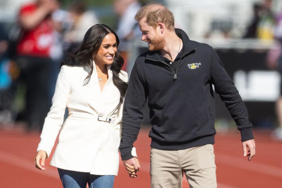 Prince Harry and Meghan Markle in The Netherlands in April 2022