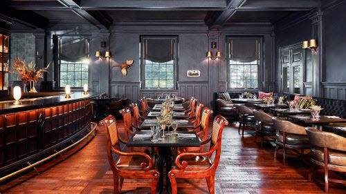 The Vanderbilt dining room.