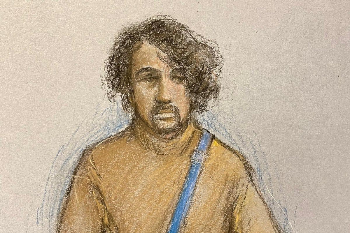 Court artist sketch of Louis De Zoysa (Elizabeth Cook/PA) (PA Wire)