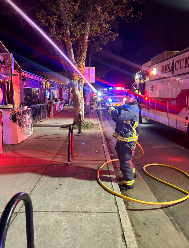 Poudre Fire Authority responded to a second fire the morning of May 3, 2024, in the 100 block of West Laurel Street, shortly after the first fire was reported. A man was arrested later that morning on suspicion of arson.