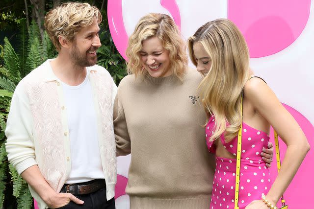 Barbie's Greta Gerwig Cry-Laughs Through Ken Flashmob Sent by Gosling