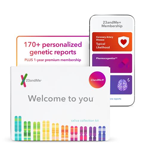 23andMe+ Premium Membership Bundle: Personal Genetic DNA Test Including full Health + Ancestry…