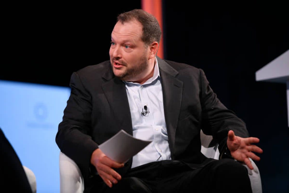 Blake Hounshell speaks onstage during the 2021 Concordia Annual Summit at Sheraton New York on 21 September 2021 in New York City (Getty Images)