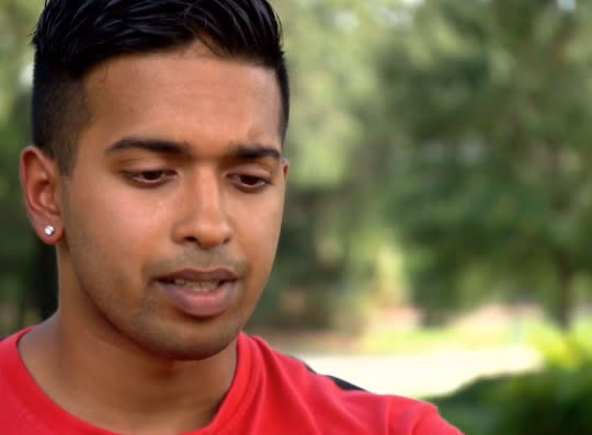 Screen grab of Imran Yousuf. (Inside Edition CBS video)