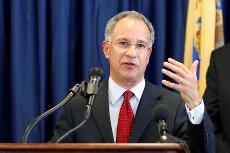 U.S. Attorney for New Jersey Paul J. Fishman attends a news conference in Newark, New Jersey, U.S. on July 14, 2016. REUTERS/Eduardo Munoz/File Photo