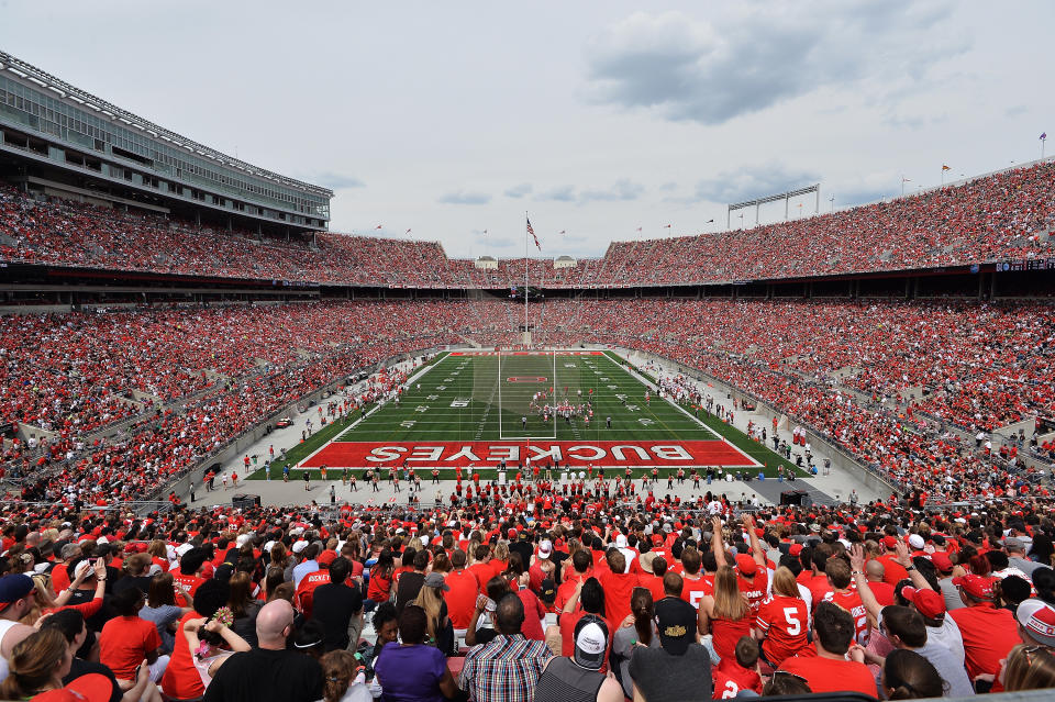 Former Ohio State wide receivers coach Zach Smith met with Ohio State’s investigative team for “several hours” on Tuesday. (Getty Images)