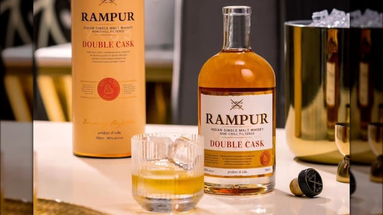 rampur double cask with glass