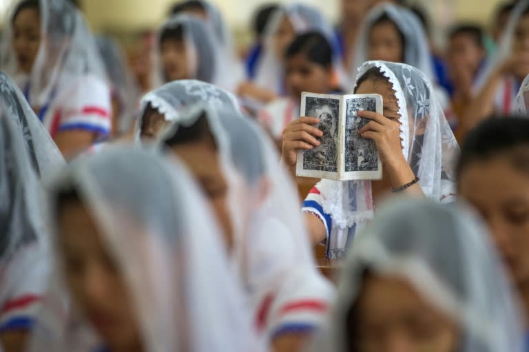 The Catholic community in Myanmar numbers just 700,000 out of the country's 51 million people, in spite of their long history in the country