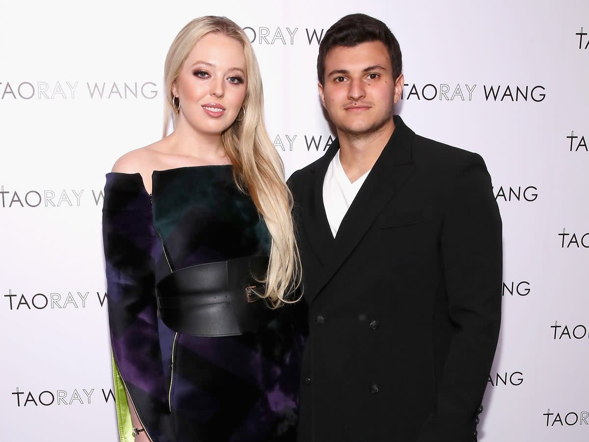 Tiffany Trump got engaged at the White House on her father’s last day in office (Getty Images for Taoray Wang)
