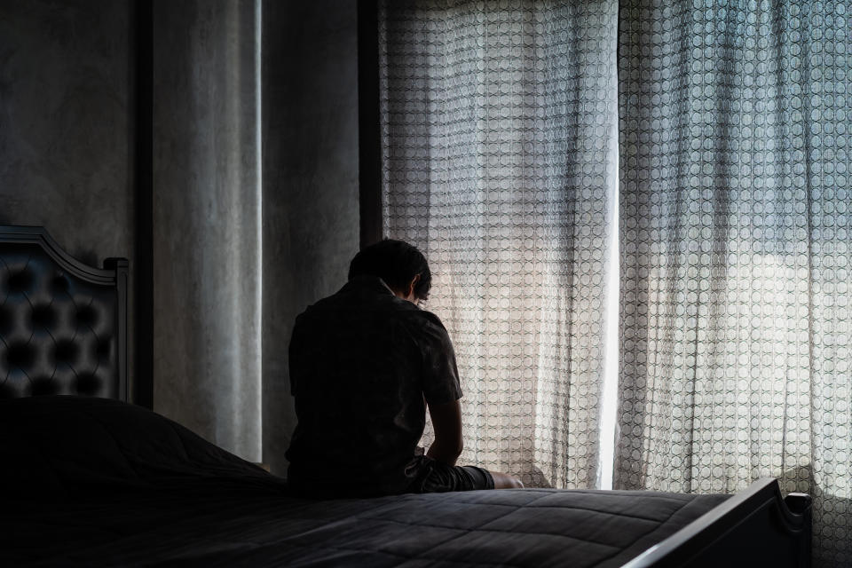 Around three-quarters (4,129) of the suicides registered in 2021 involved males. (Getty)