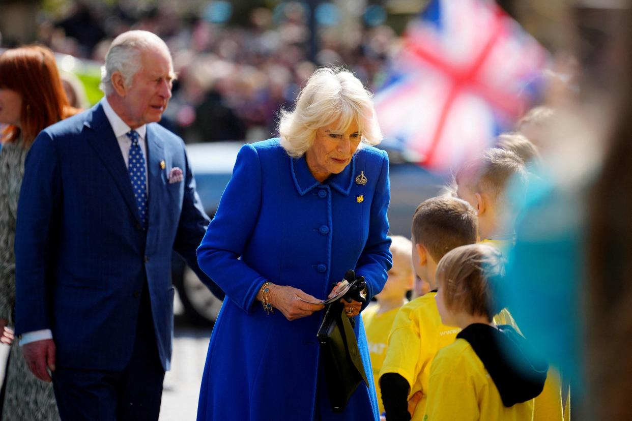Charles III et Camilla, ici à Liverpool en Angleterre, le 26 avril 2023.