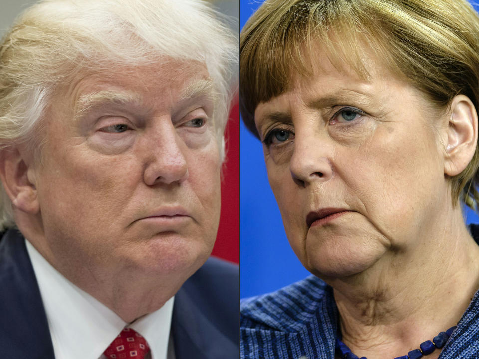 Merkel und Trump