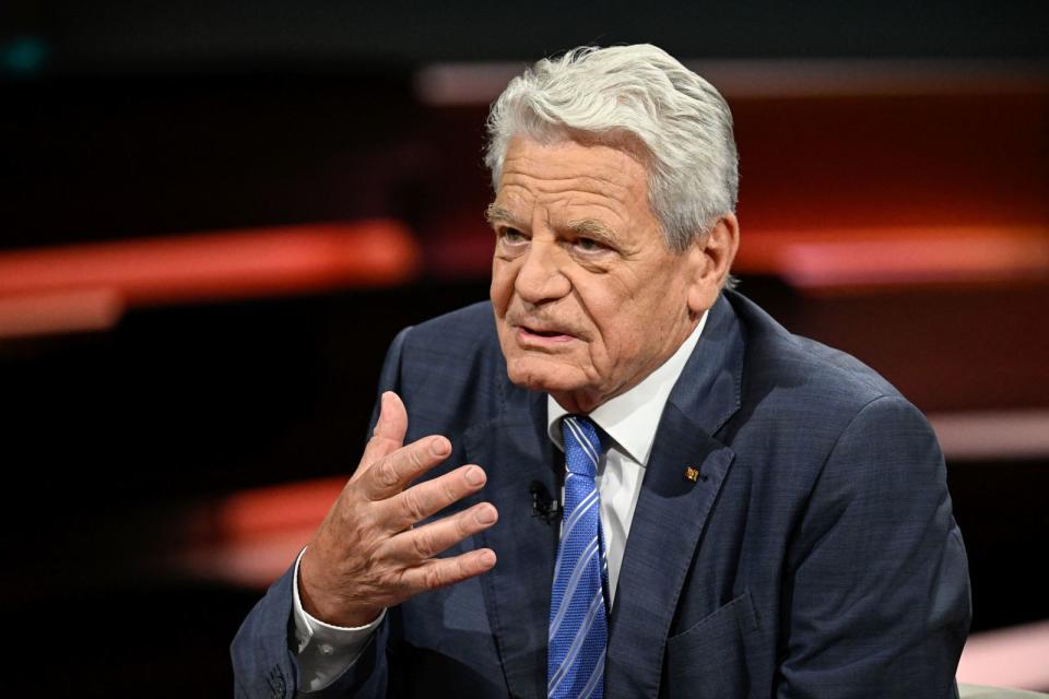 Im Gespräch mit Markus Lanz erklärte Joachim Gauck, dass er trotz der 