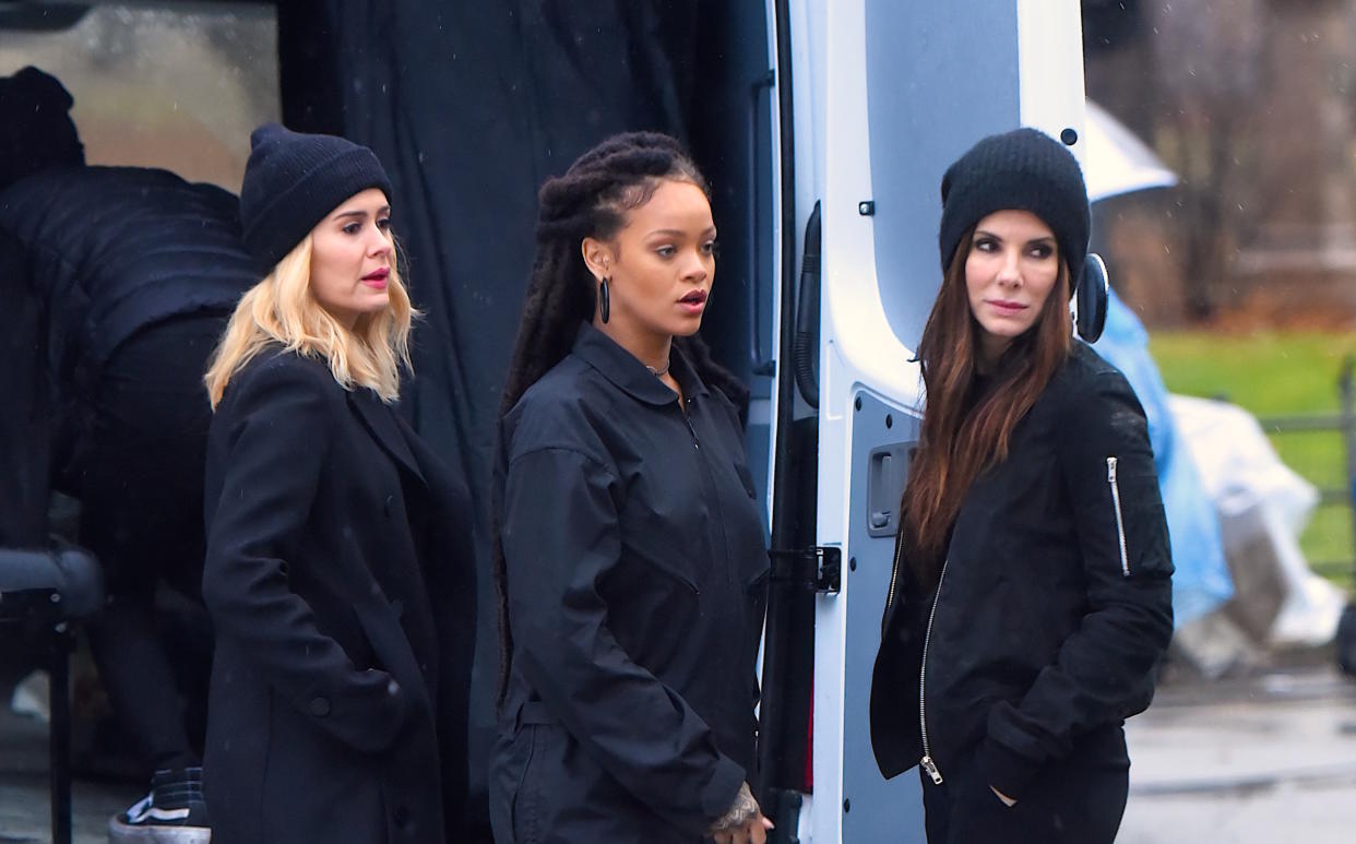 The first ~official~ cast image for “Ocean’s 8” is here, and it’ll make your day 800% better