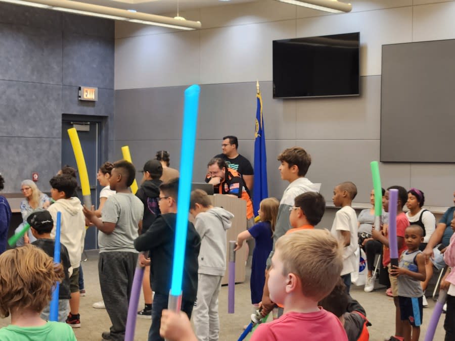 One of the activities at the Atomic Museum’s “May the Force Be With You” event is Padawan training. (Credit: Atomic Museum)