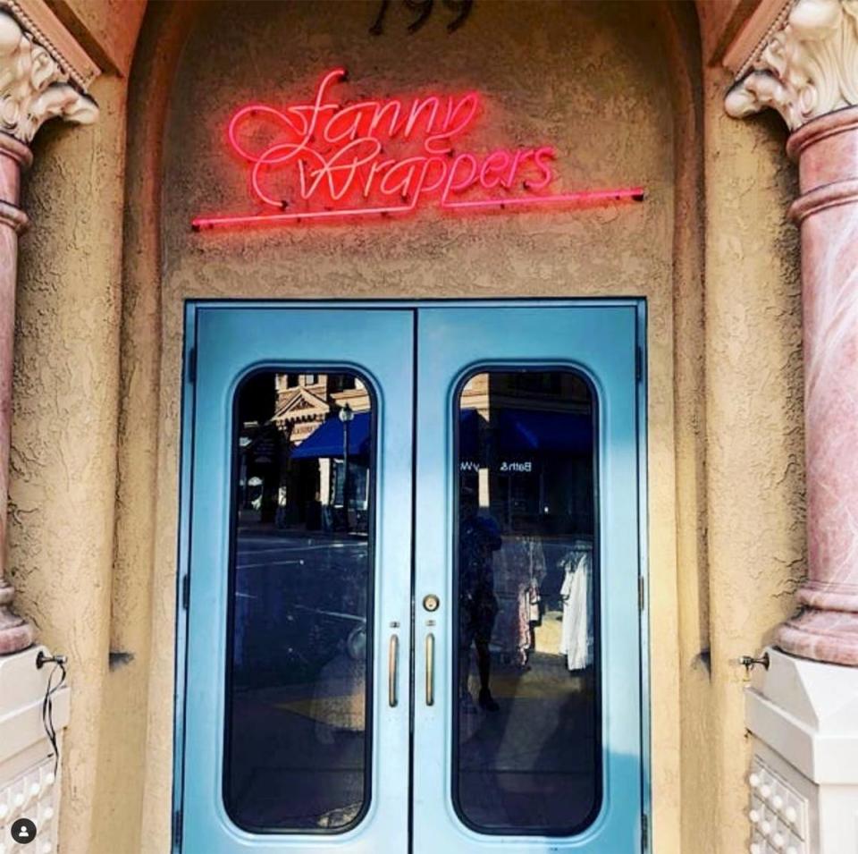 Fanny Wrappers in San Luis Obispo has a wide lingerie selection and specializes in personalized fittings. An Instagram photo from former owner Terry Treves shows the store’s previous location on Higuera Street.