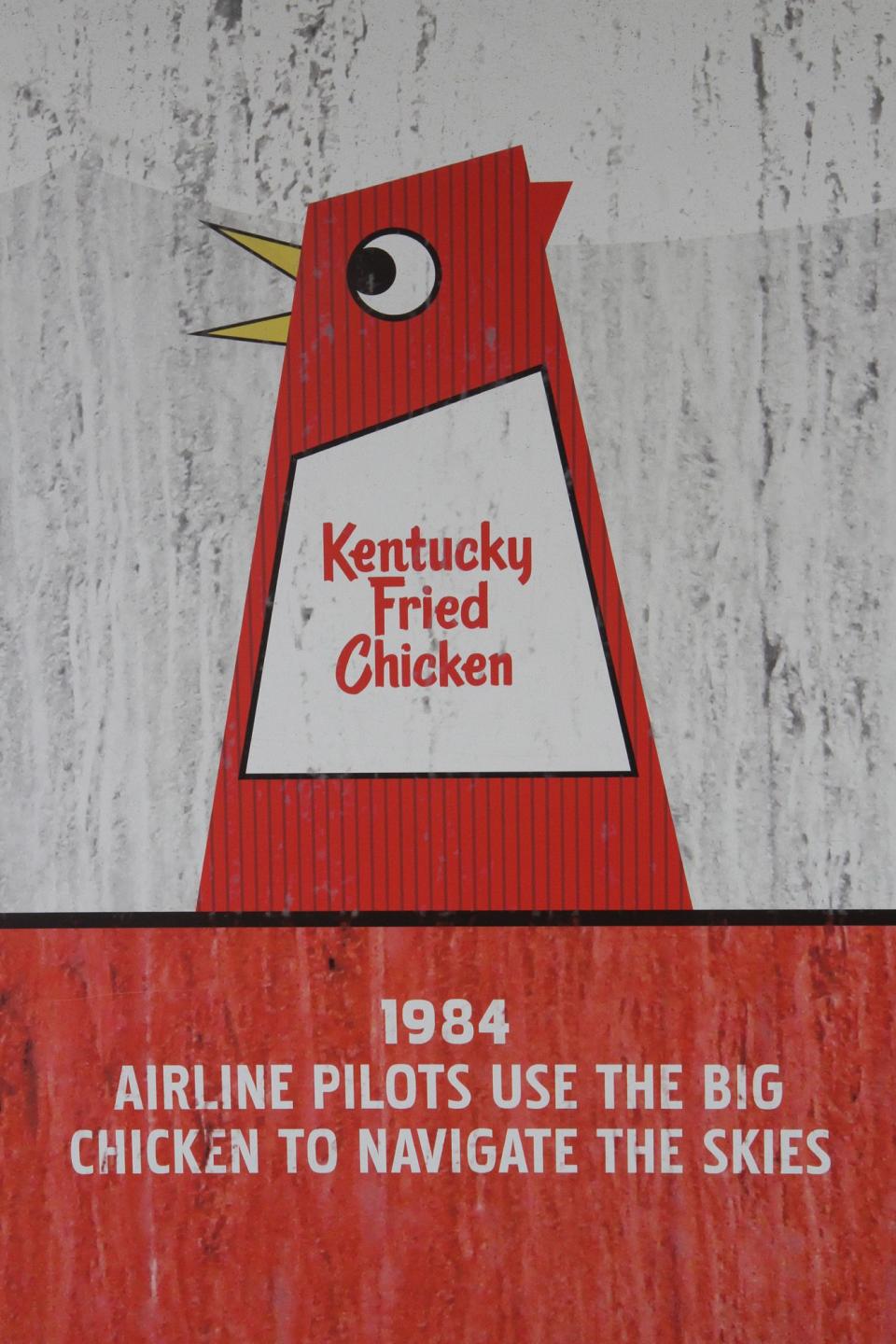 By the time 1984 arrived, airline pilots used The Big Chicken to navigate the skies.