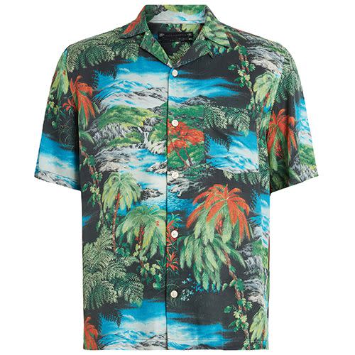 <p><a class="link " href="https://www.allsaints.com/men/shirts/bois-tropical-print-short-sleeve-shirt/MS179Y-451.html" rel="nofollow noopener" target="_blank" data-ylk="slk:SHOP;elm:context_link;itc:0;sec:content-canvas">SHOP</a></p><p>All Saints incorporates black into its Aloha shirt, resulting in a seasonless button-up that imagines the nocturnal side of island life. </p><p>£119; <a href="https://www.allsaints.com/men/shirts/bois-tropical-print-short-sleeve-shirt/MS179Y-451.html" rel="nofollow noopener" target="_blank" data-ylk="slk:allsaints.com;elm:context_link;itc:0;sec:content-canvas" class="link ">allsaints.com</a></p>
