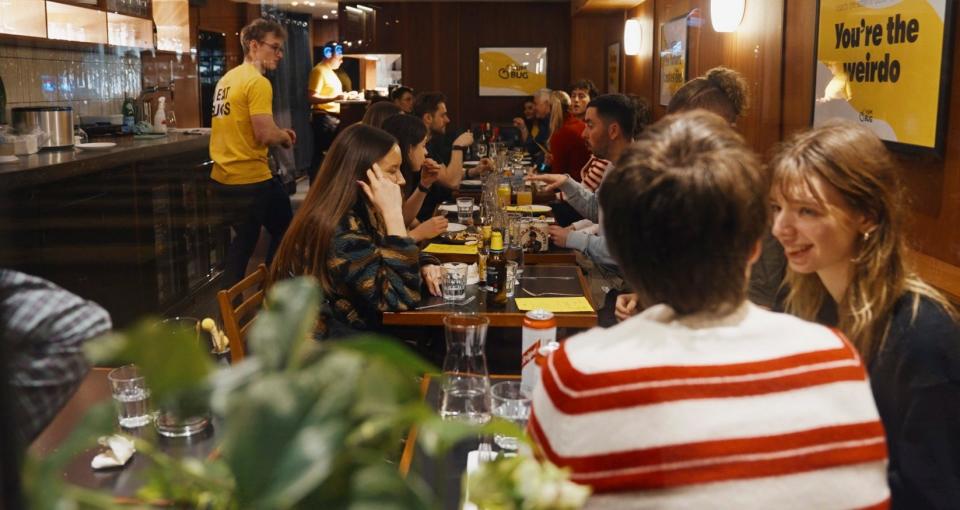 Yum Bug in Finsbury Park has styled itself as 'Britain's first permanent edible insect restaurant'