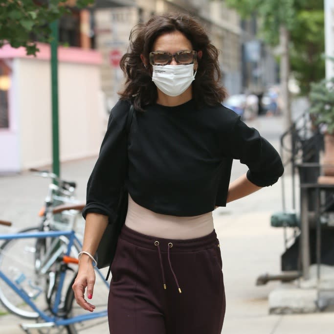 Katie Holmes in NYC. - Credit: Christopher Peterson / SplashNews.com