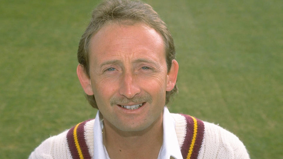 Pictured here, David Capel during his cricketing playing days.