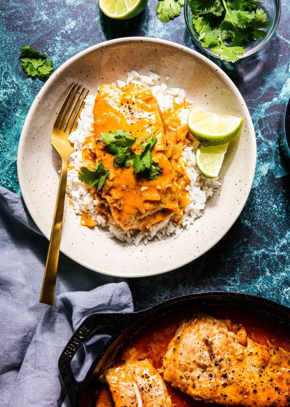16) Coconut Curry Salmon