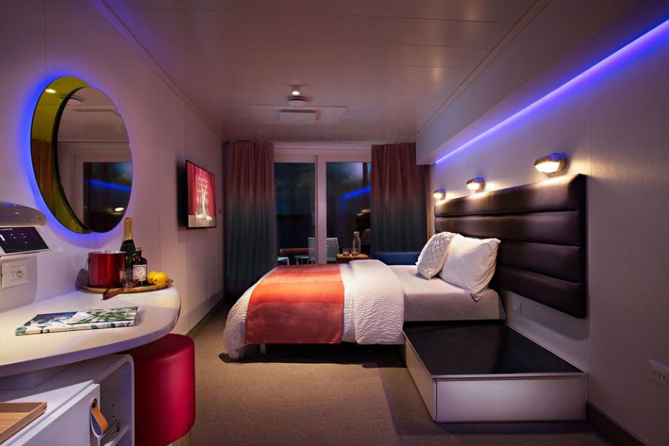 Virgin Voyages Adults Only Cruises Room Photos, Itineraries