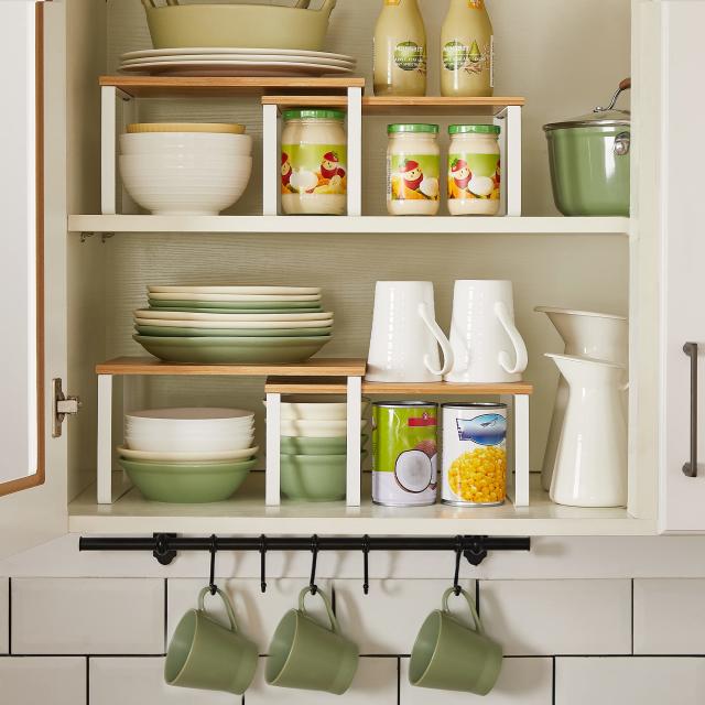 Kitidy Wall-mounted Kitchen Organizer Whole Set - Plate Rack, Bowl