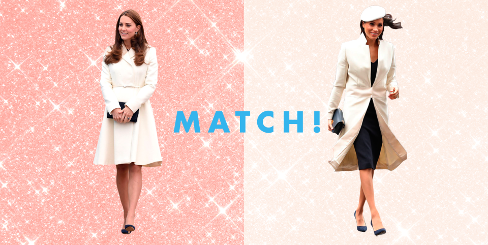 25 Times Kate Middleton and Meghan Markle Dressed Exactly the Same