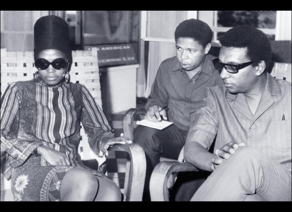 Stokley Carmichael, and his wife South-African singer Myriam Makeba