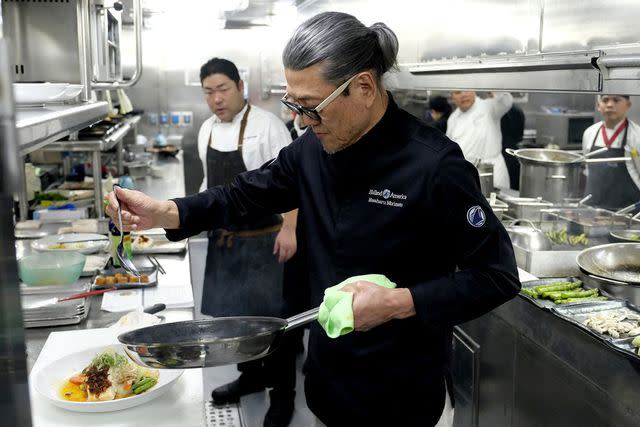 <p>David Moir/Bravo</p> Chef Morimoto