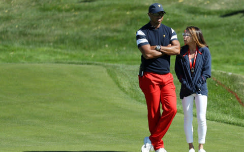 Tiger Woods at the Presidents Cup - Credit: Getty images