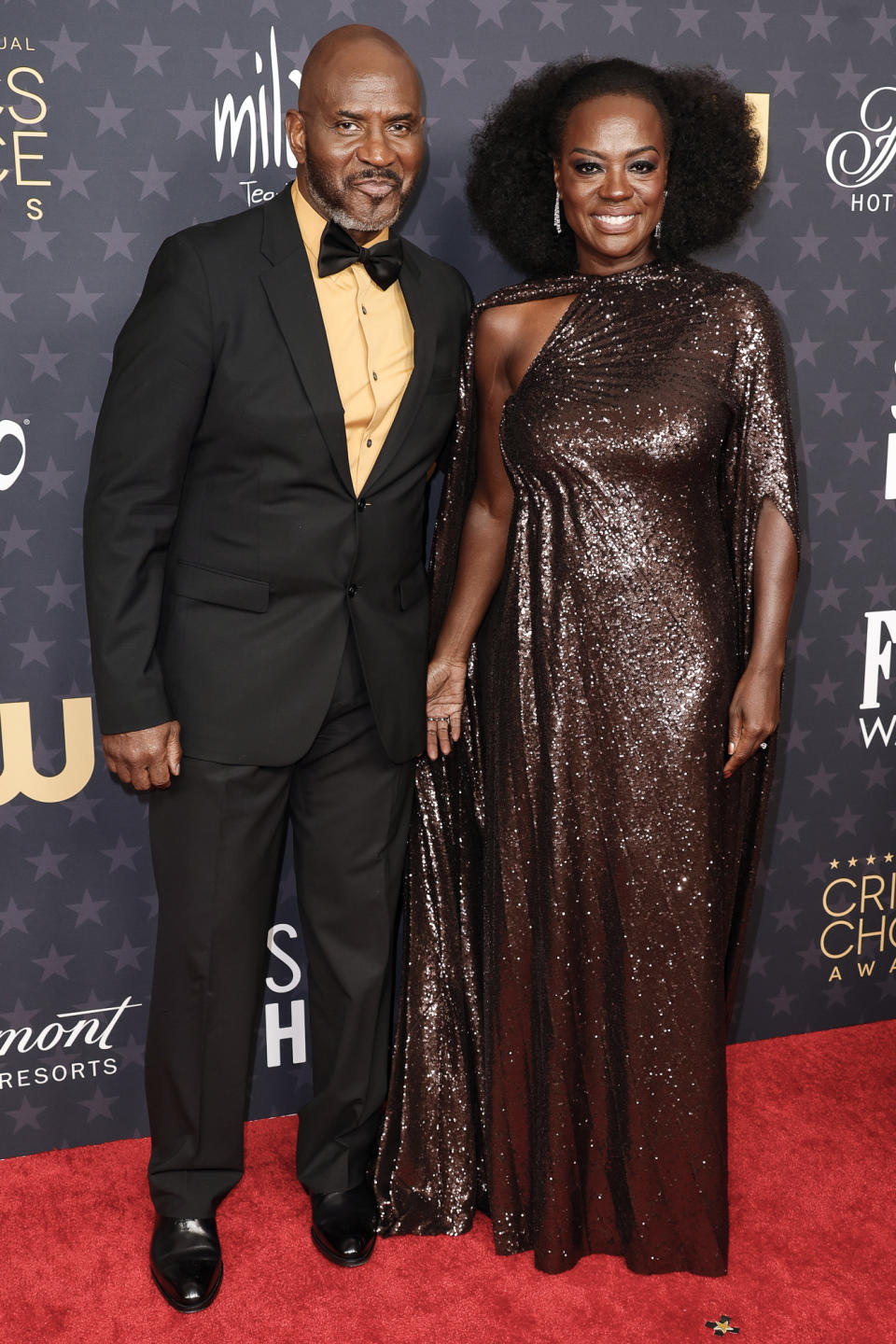 Julius Tennon and Viola Davis