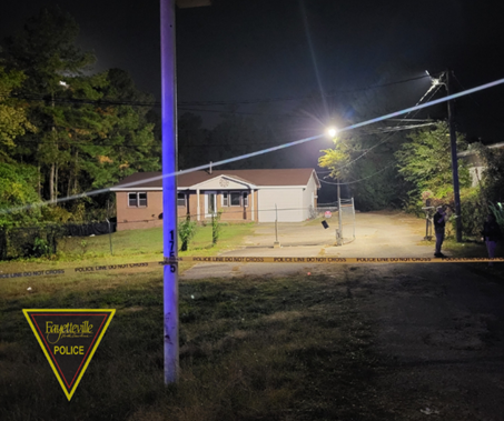 The Fayetteville Police Department investigating a shooting that killed Sterling Koren Whitted, 46, in the 1700 block of Pamalee Drive, Oct. 28, 2023.