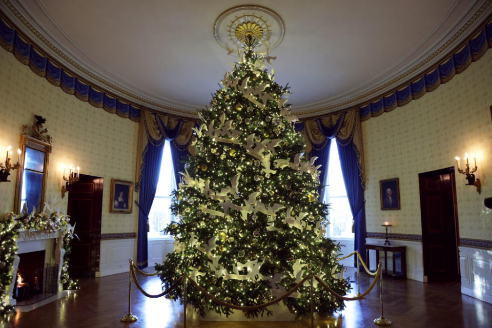 The Festive Evolution of White House Christmas Trees and Decor Over the ...