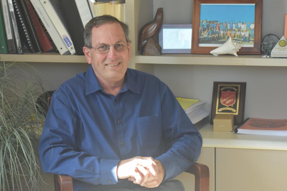 Doug Weisenauer in his office.