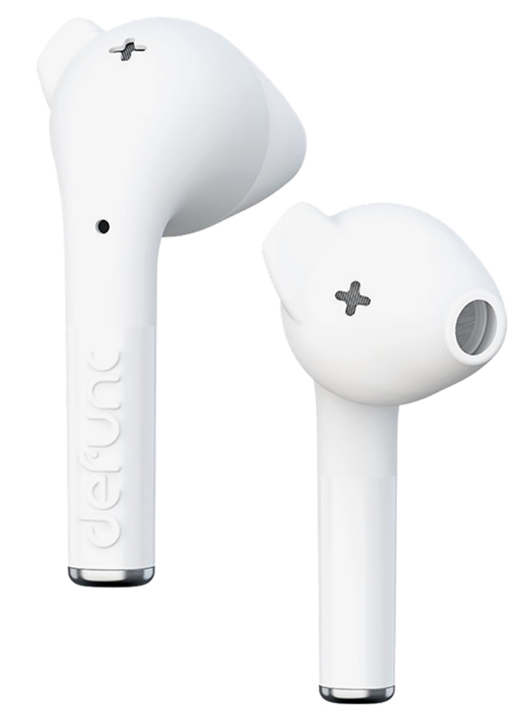 Defunc True Go Slim Wireless Earbuds in White